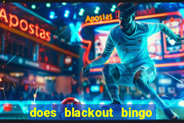 does blackout bingo really pay