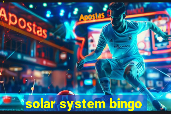 solar system bingo