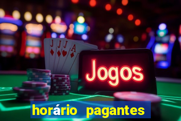 horário pagantes fortune tiger