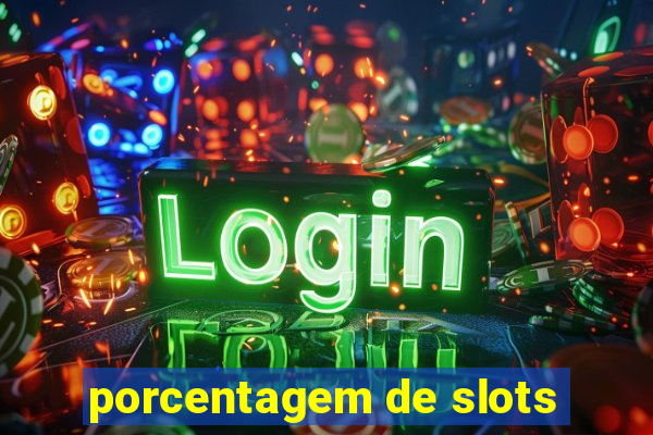 porcentagem de slots