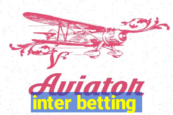 inter betting