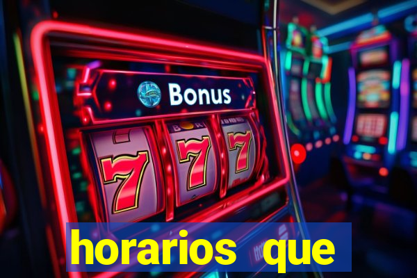 horarios que fortune tiger paga