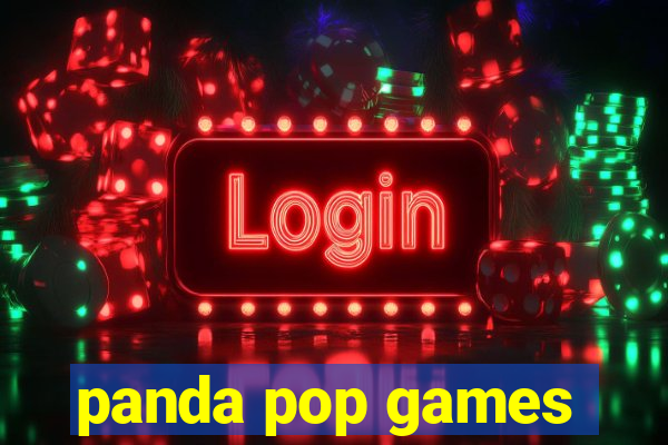 panda pop games