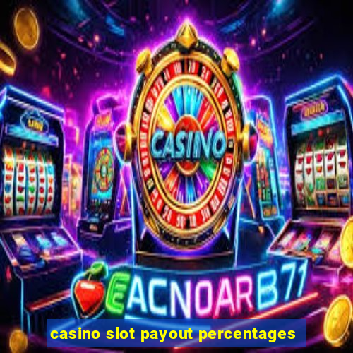 casino slot payout percentages