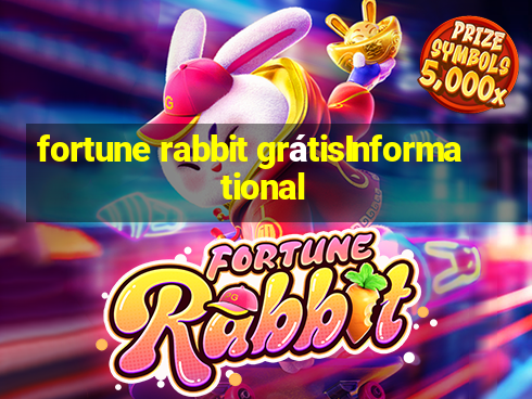 fortune rabbit grátisInformational