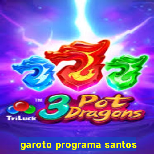 garoto programa santos