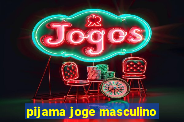 pijama joge masculino