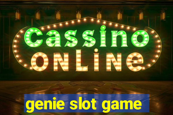 genie slot game