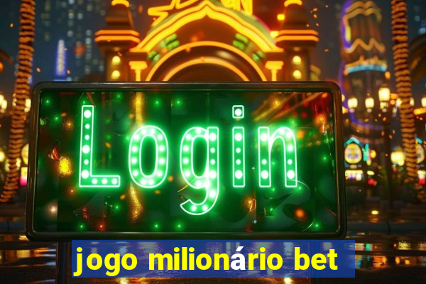 jogo milionário bet