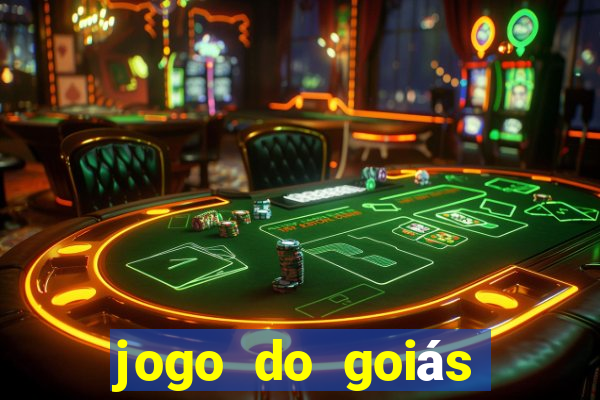 jogo do goiás hoje ao vivo