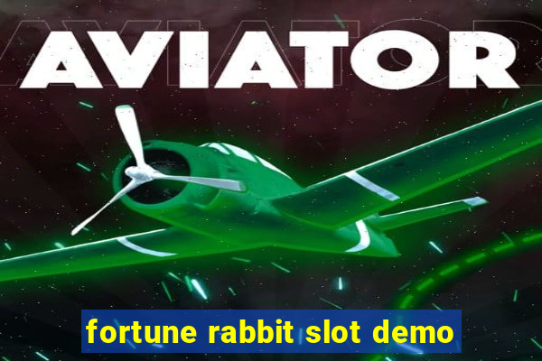 fortune rabbit slot demo