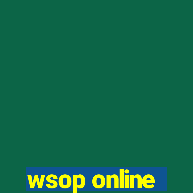 wsop online