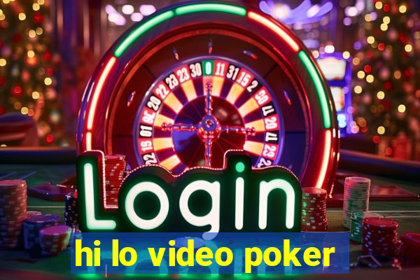 hi lo video poker