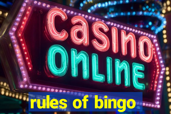 rules of bingo