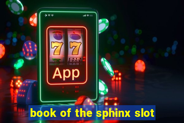 book of the sphinx slot