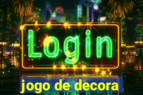 jogo de decora