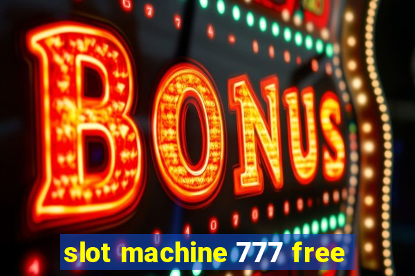 slot machine 777 free