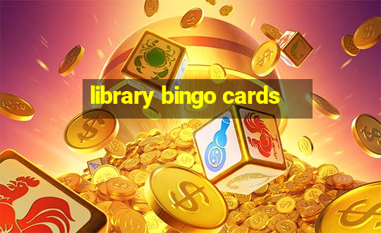 library bingo cards