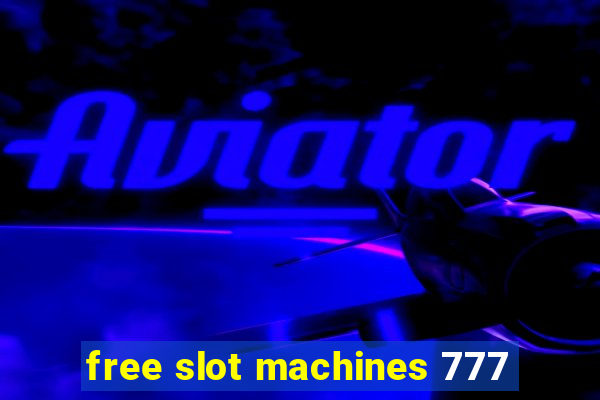 free slot machines 777