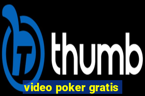 video poker gratis