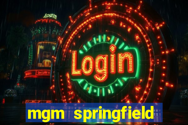 mgm springfield slot payout percentage