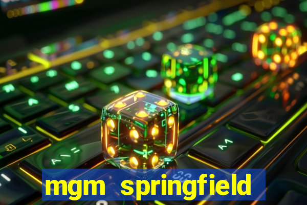 mgm springfield slot payout percentage