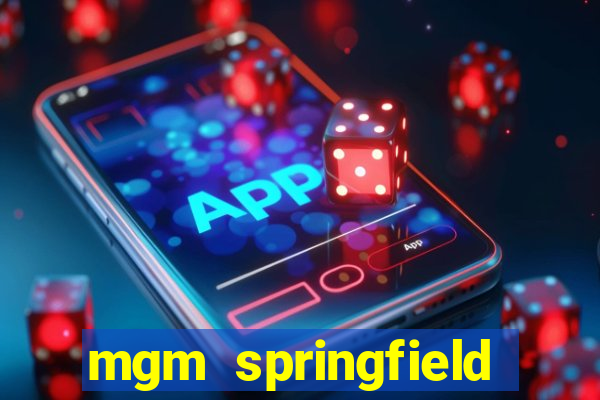 mgm springfield slot payout percentage