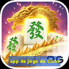 app de jogo do bicho