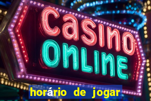 horário de jogar fortune rabbit