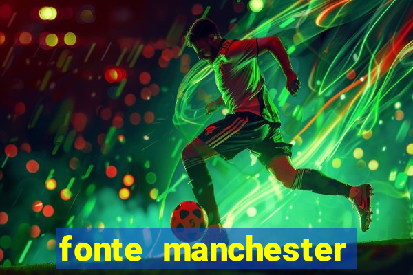 fonte manchester city download