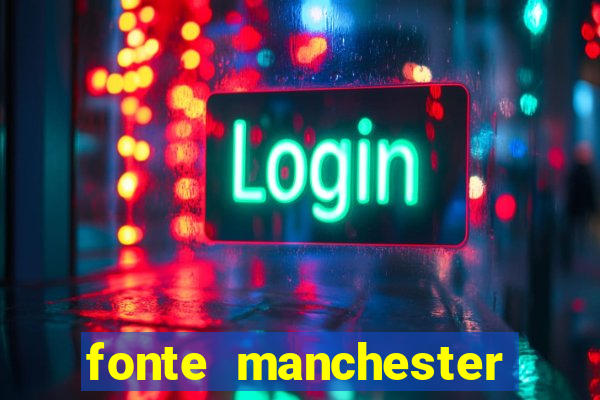 fonte manchester city download