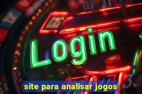 site para analisar jogos