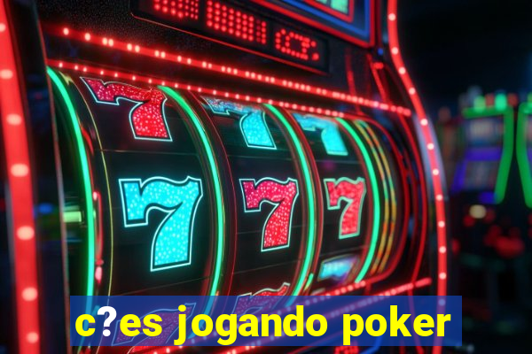 c?es jogando poker