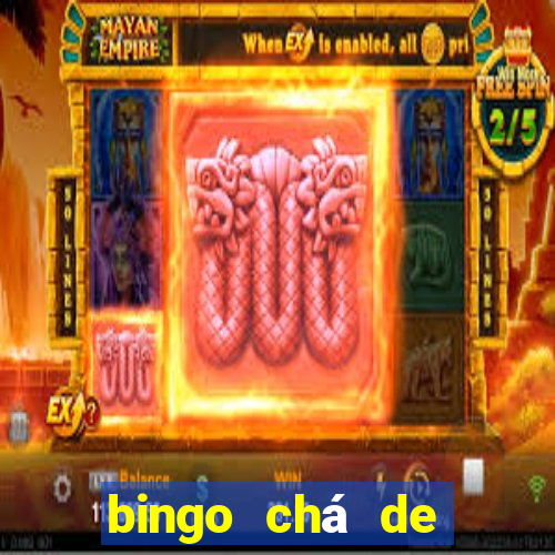 bingo chá de revela??o para imprimir