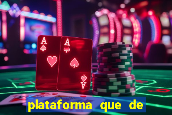 plataforma que de b?nus no cadastro