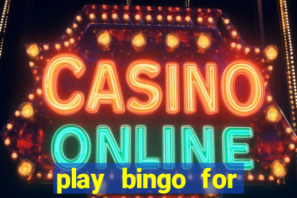 play bingo for money online