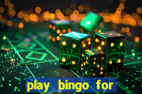 play bingo for money online