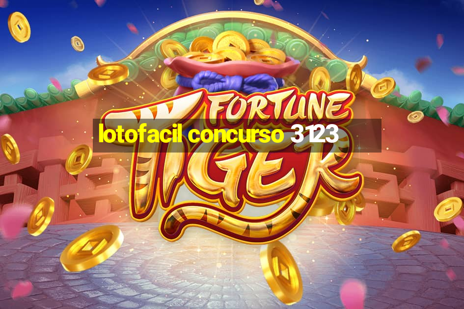 lotofacil concurso 3123