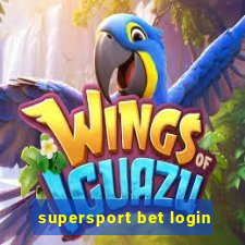 supersport bet login