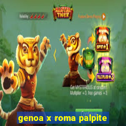 genoa x roma palpite