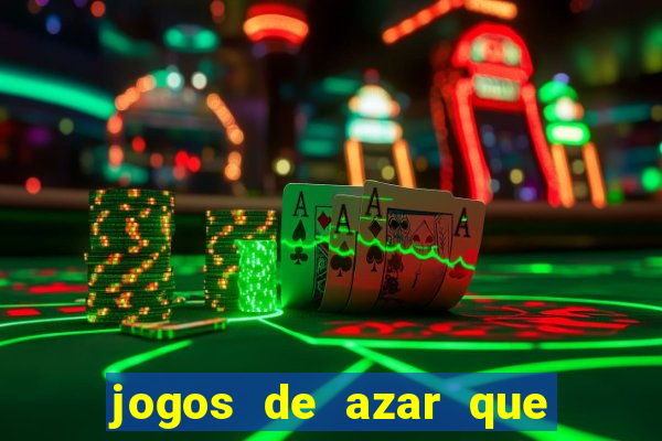 jogos de azar que d?o dinheiro