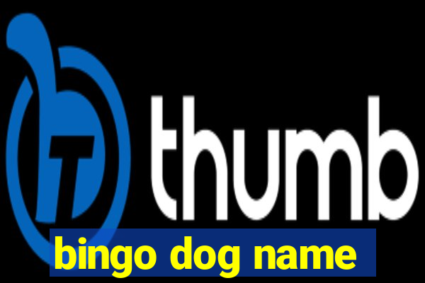 bingo dog name