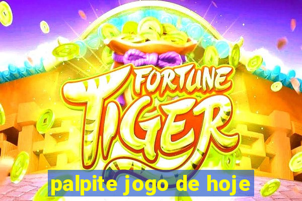 palpite jogo de hoje