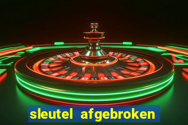 sleutel afgebroken in slot kast