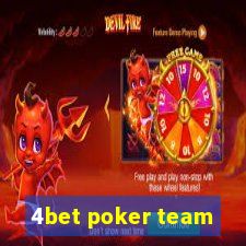 4bet poker team