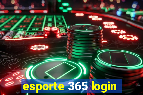 esporte 365 login