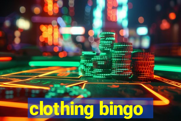 clothing bingo