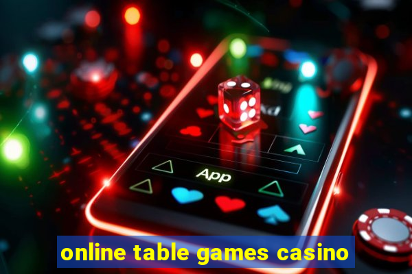 online table games casino