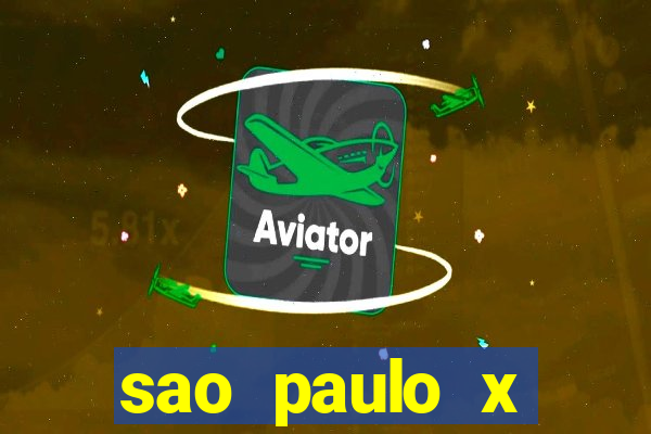 sao paulo x botafogo palpites