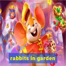 rabbits in garden